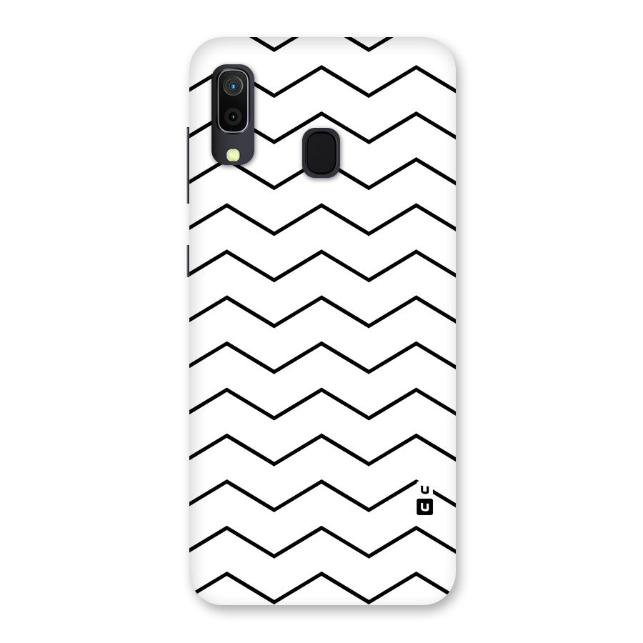 ZigZag Simple Classic Lines Back Case for Galaxy M10s