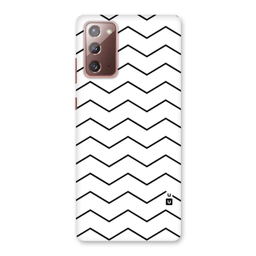 ZigZag Simple Classic Lines Back Case for Galaxy Note 20