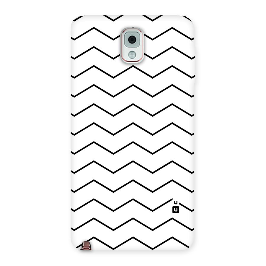 ZigZag Simple Classic Lines Back Case for Galaxy Note 3