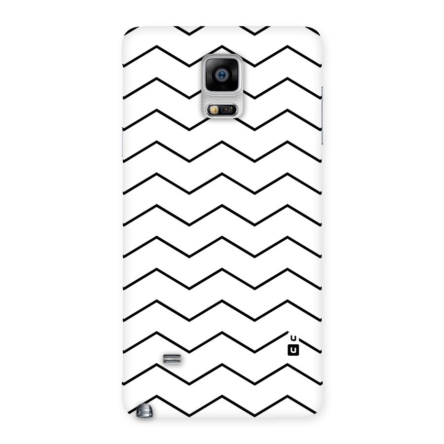 ZigZag Simple Classic Lines Back Case for Galaxy Note 4