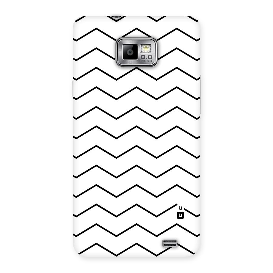 ZigZag Simple Classic Lines Back Case for Galaxy S2