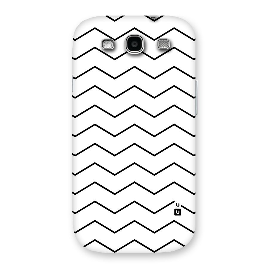 ZigZag Simple Classic Lines Back Case for Galaxy S3