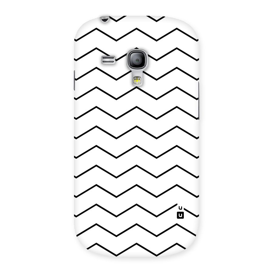 ZigZag Simple Classic Lines Back Case for Galaxy S3 Mini