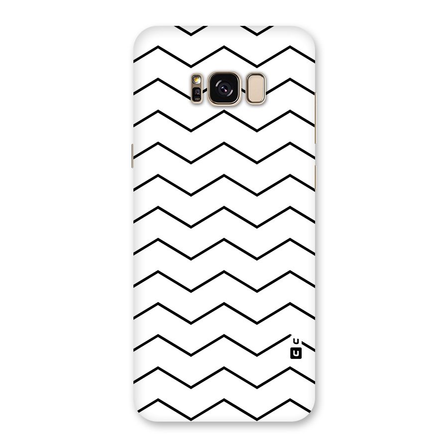 ZigZag Simple Classic Lines Back Case for Galaxy S8 Plus