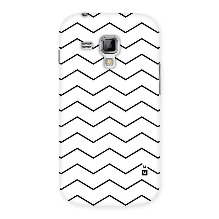 ZigZag Simple Classic Lines Back Case for Galaxy S Duos