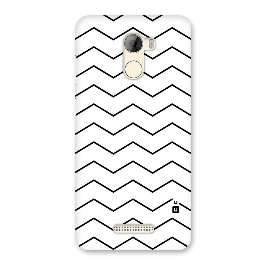 ZigZag Simple Classic Lines Back Case for Gionee A1 LIte