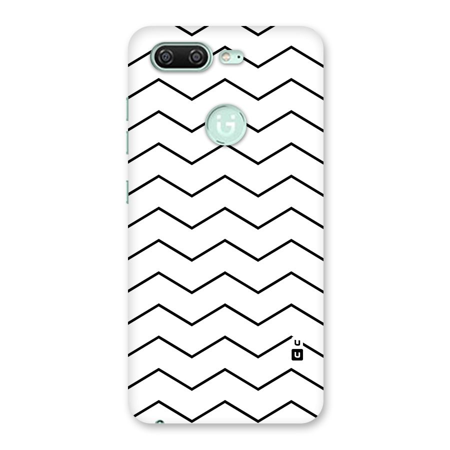ZigZag Simple Classic Lines Back Case for Gionee S10