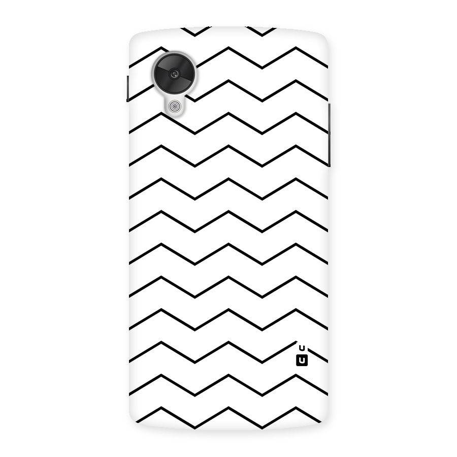 ZigZag Simple Classic Lines Back Case for Google Nexsus 5