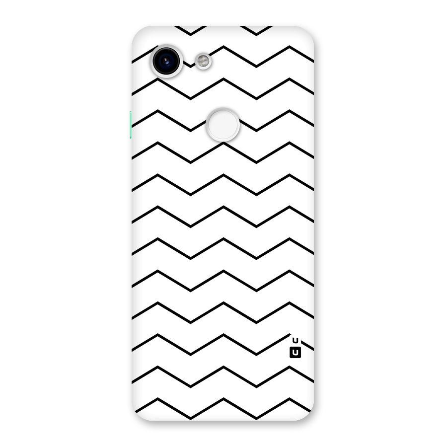 ZigZag Simple Classic Lines Back Case for Google Pixel 3