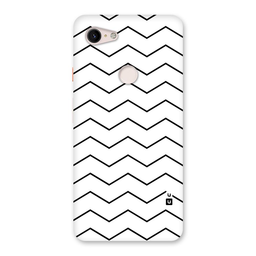 ZigZag Simple Classic Lines Back Case for Google Pixel 3 XL