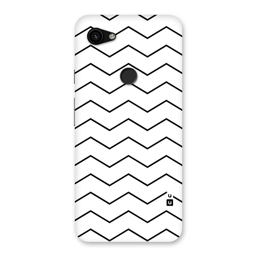 ZigZag Simple Classic Lines Back Case for Google Pixel 3a XL