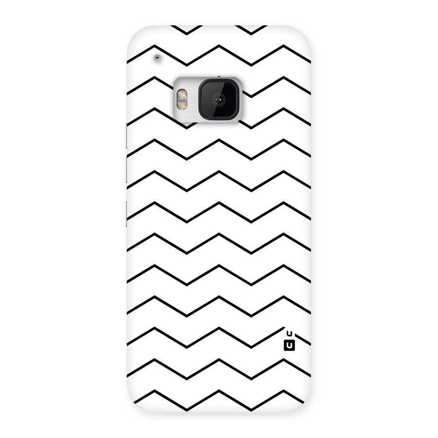 ZigZag Simple Classic Lines Back Case for HTC One M9