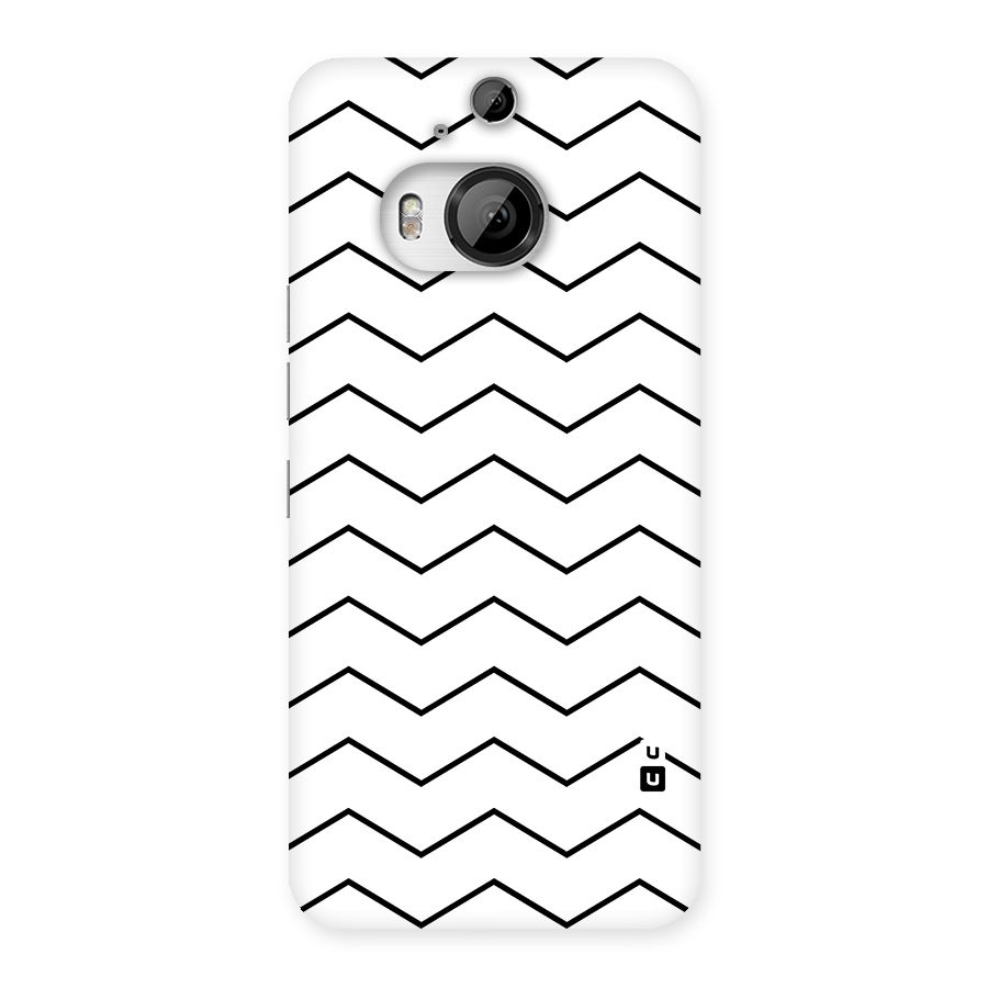 ZigZag Simple Classic Lines Back Case for HTC One M9 Plus
