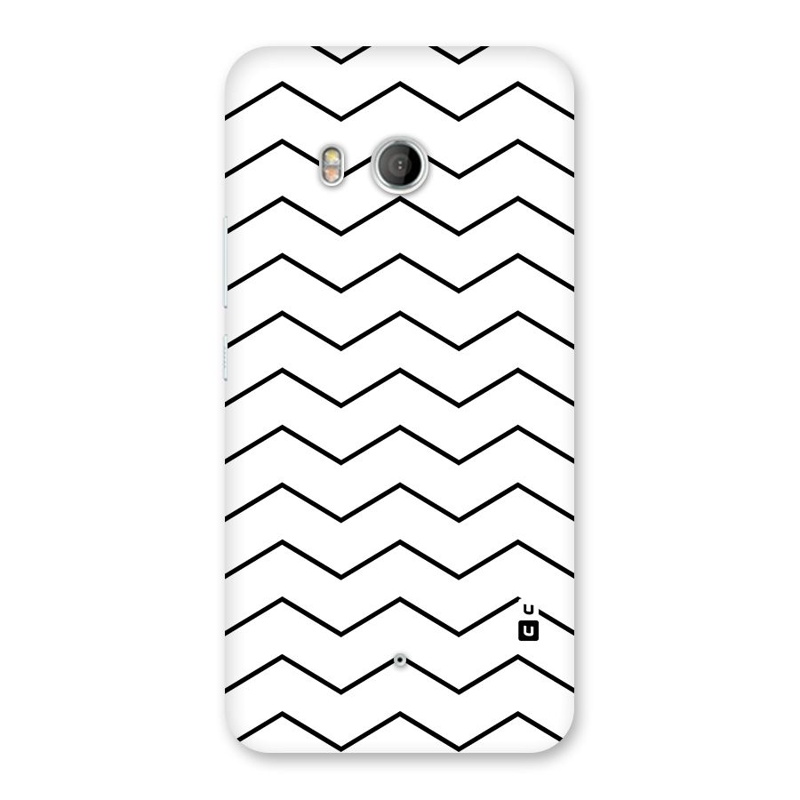 ZigZag Simple Classic Lines Back Case for HTC U11