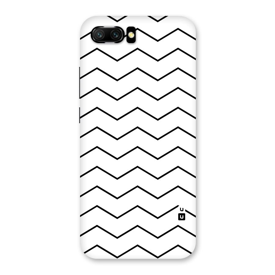 ZigZag Simple Classic Lines Back Case for Honor 10