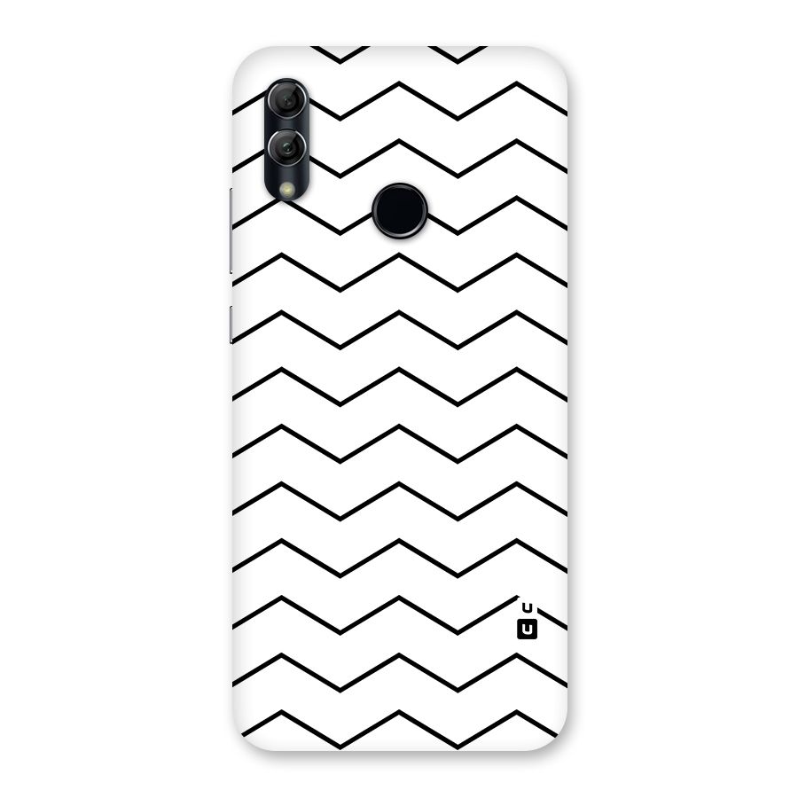 ZigZag Simple Classic Lines Back Case for Honor 10 Lite