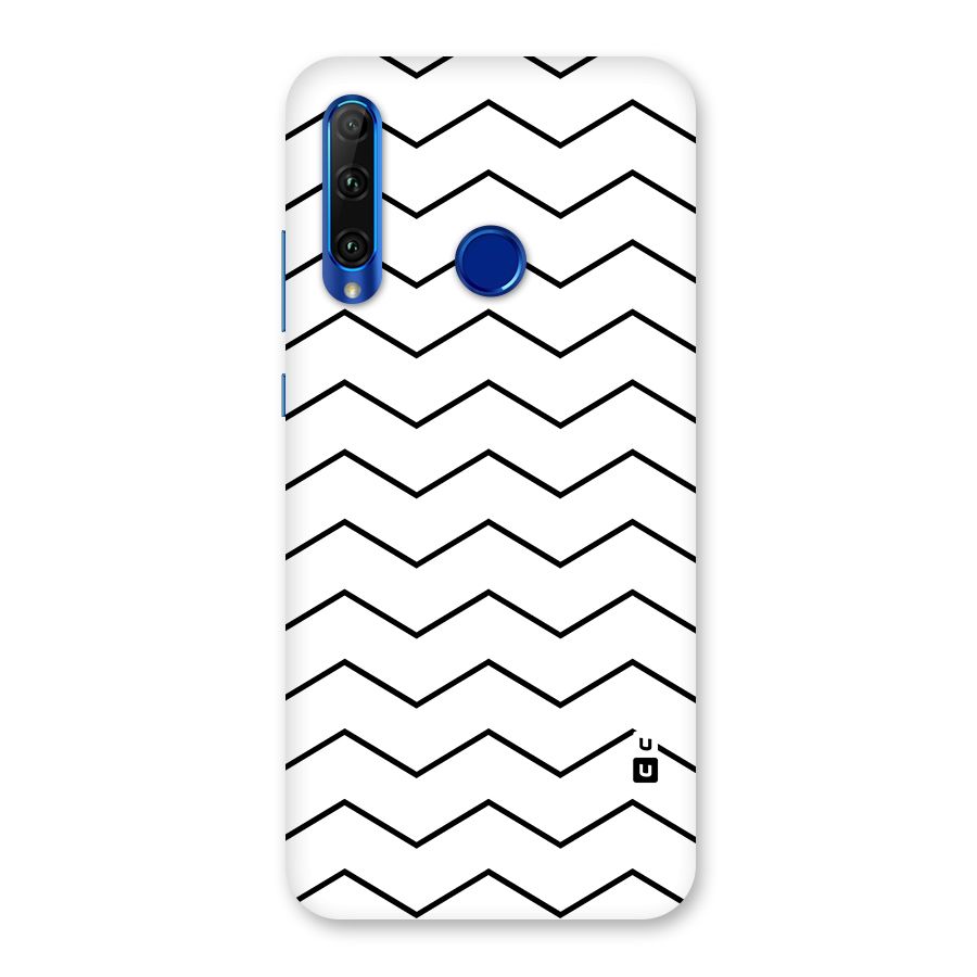 ZigZag Simple Classic Lines Back Case for Honor 20i