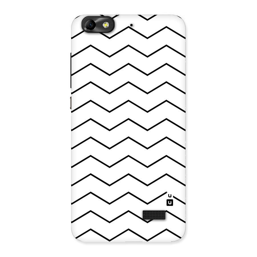 ZigZag Simple Classic Lines Back Case for Honor 4C