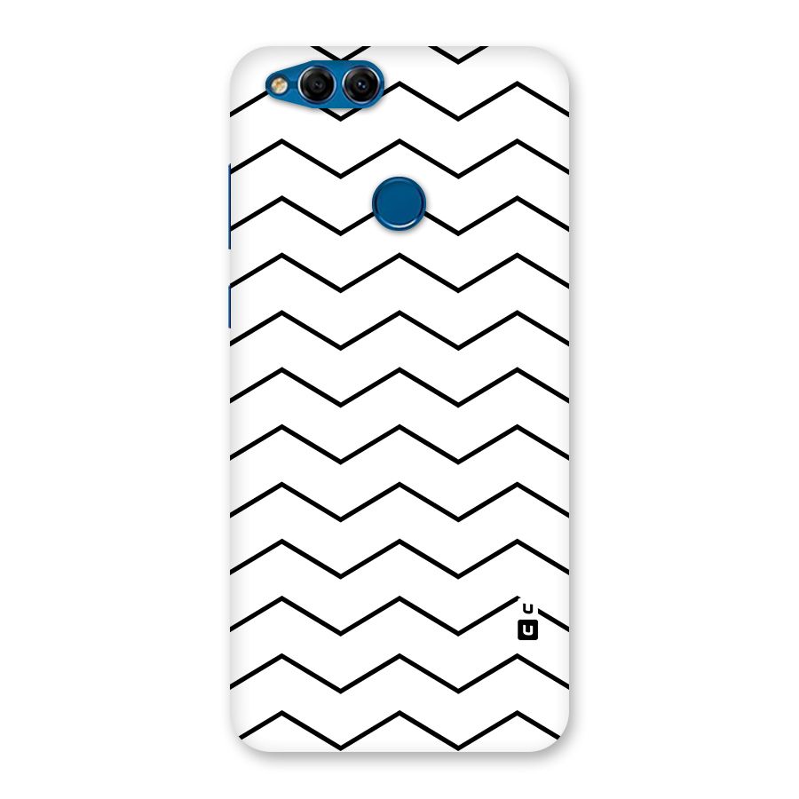 ZigZag Simple Classic Lines Back Case for Honor 7X