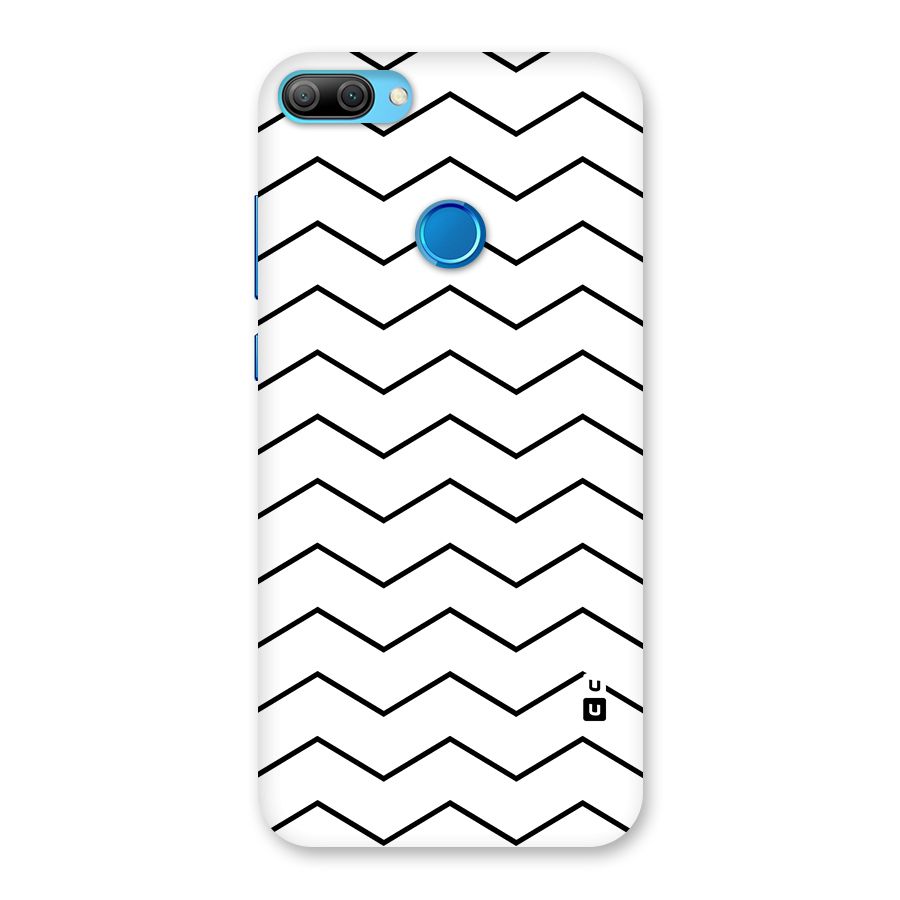 ZigZag Simple Classic Lines Back Case for Honor 9N