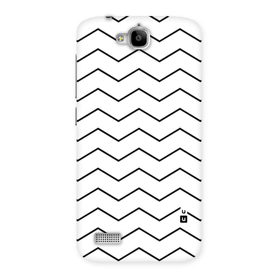 ZigZag Simple Classic Lines Back Case for Honor Holly