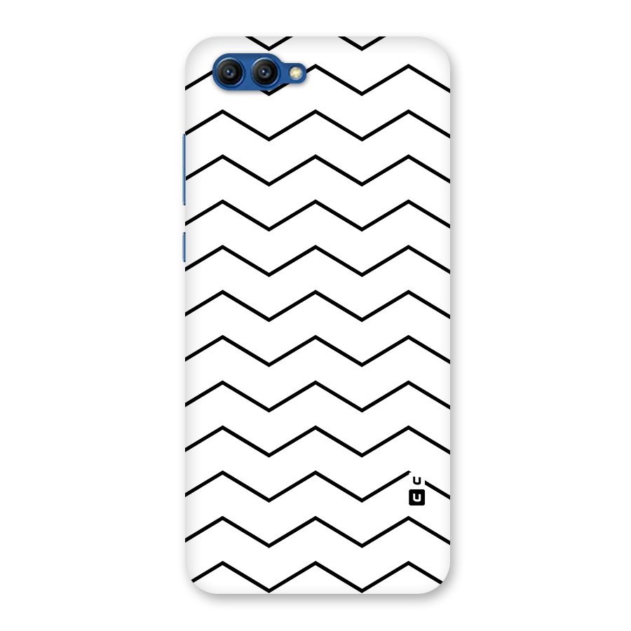 ZigZag Simple Classic Lines Back Case for Honor View 10