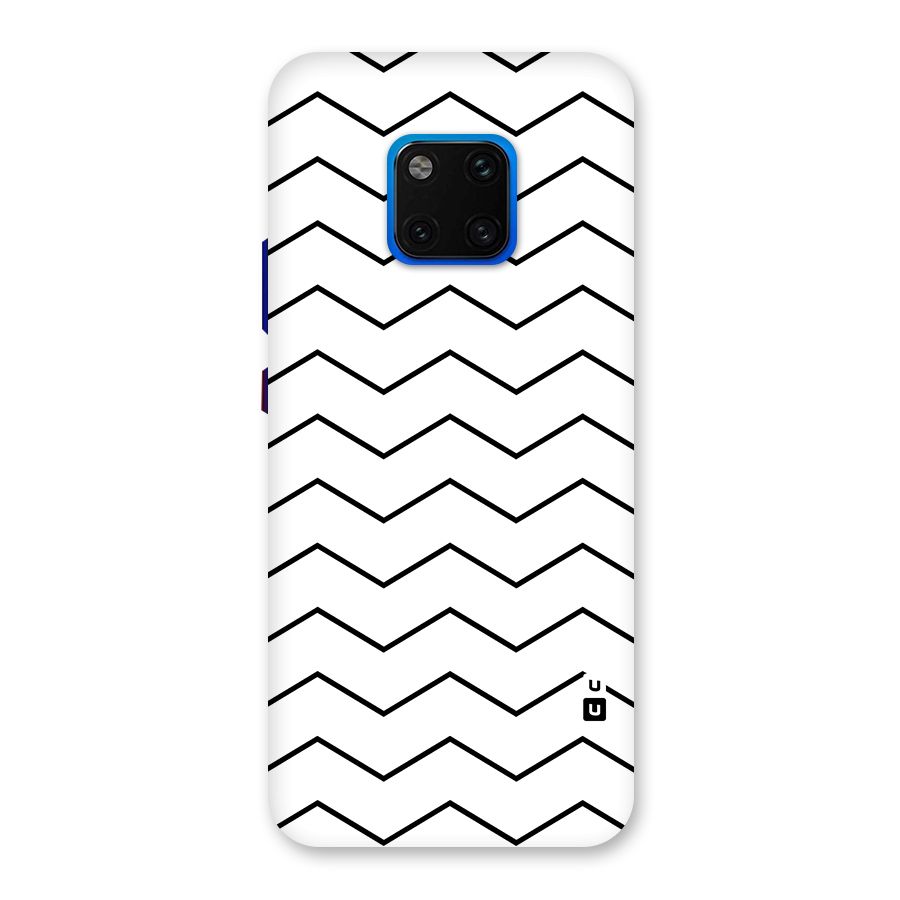 ZigZag Simple Classic Lines Back Case for Huawei Mate 20 Pro
