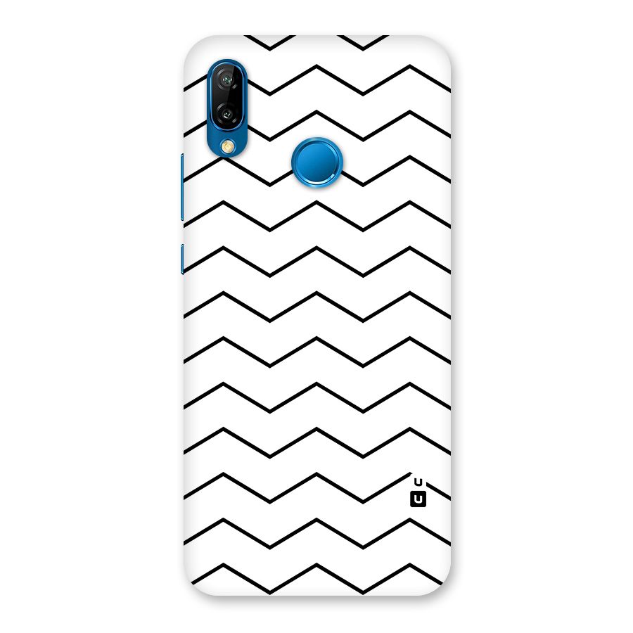 ZigZag Simple Classic Lines Back Case for Huawei P20 Lite