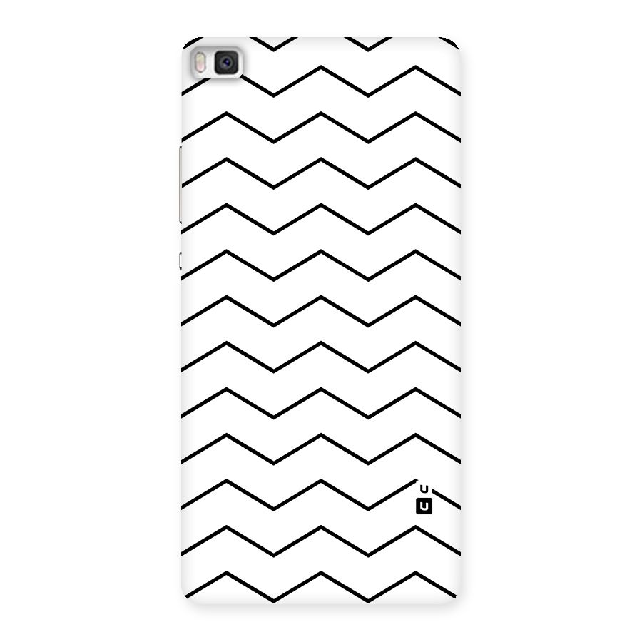 ZigZag Simple Classic Lines Back Case for Huawei P8