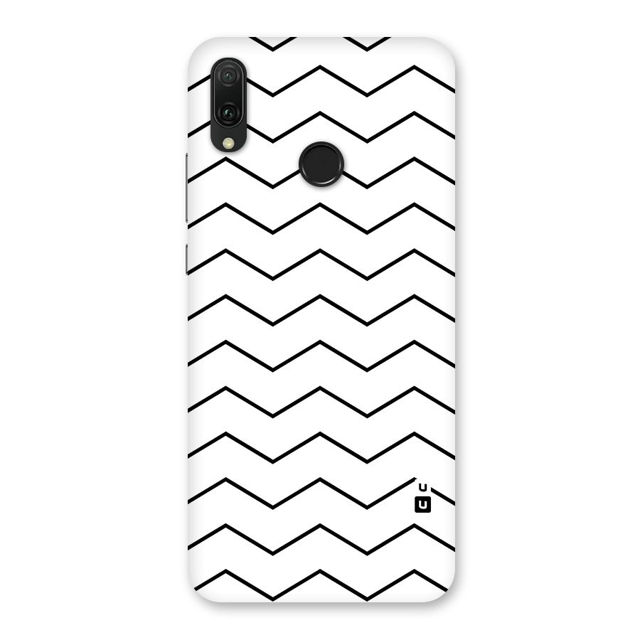 ZigZag Simple Classic Lines Back Case for Huawei Y9 (2019)