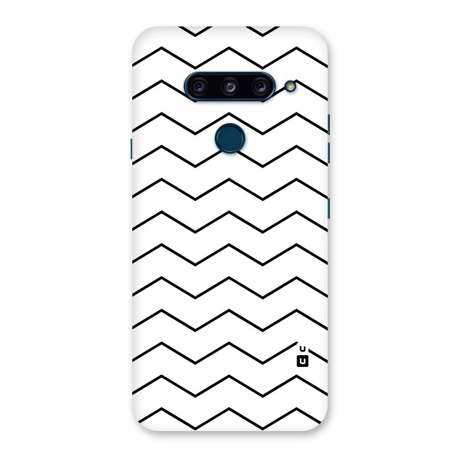 ZigZag Simple Classic Lines Back Case for LG  V40 ThinQ