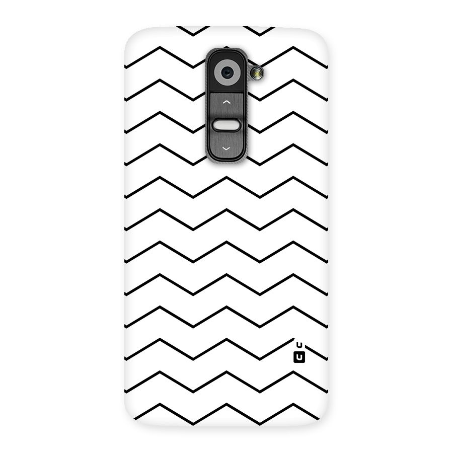 ZigZag Simple Classic Lines Back Case for LG G2