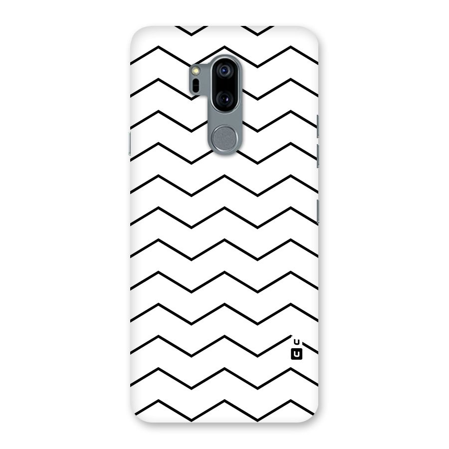 ZigZag Simple Classic Lines Back Case for LG G7