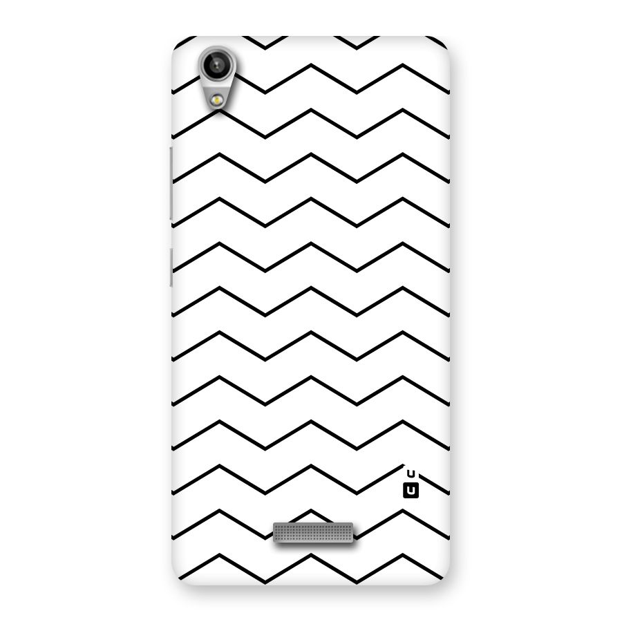 ZigZag Simple Classic Lines Back Case for Lava-Pixel-V1