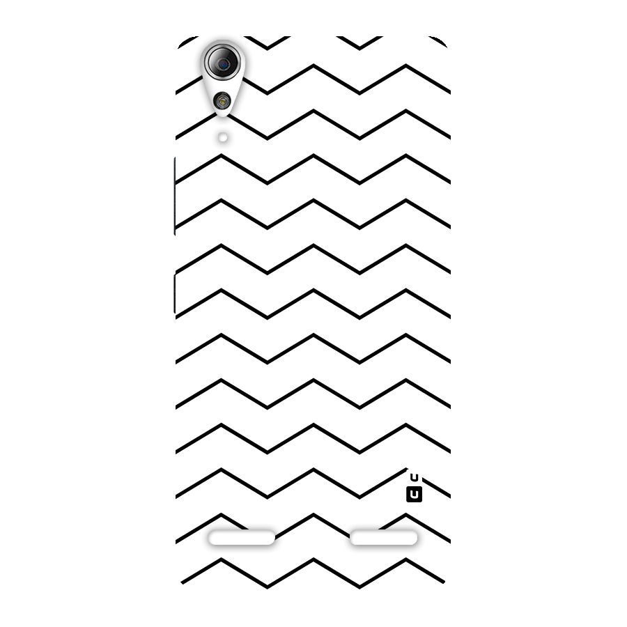 ZigZag Simple Classic Lines Back Case for Lenovo A6000