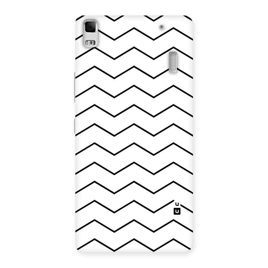 ZigZag Simple Classic Lines Back Case for Lenovo A7000