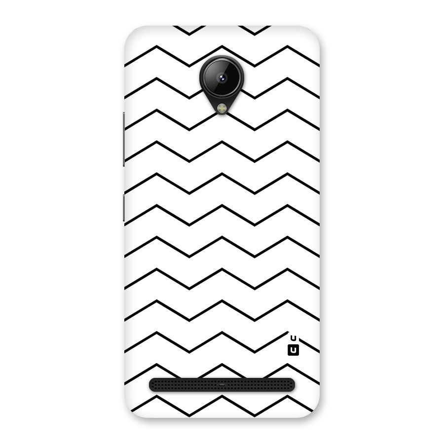 ZigZag Simple Classic Lines Back Case for Lenovo C2