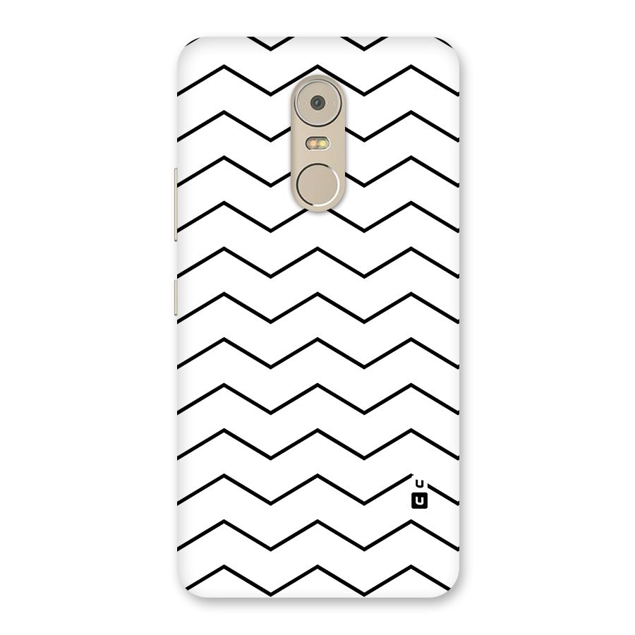 ZigZag Simple Classic Lines Back Case for Lenovo K6 Note