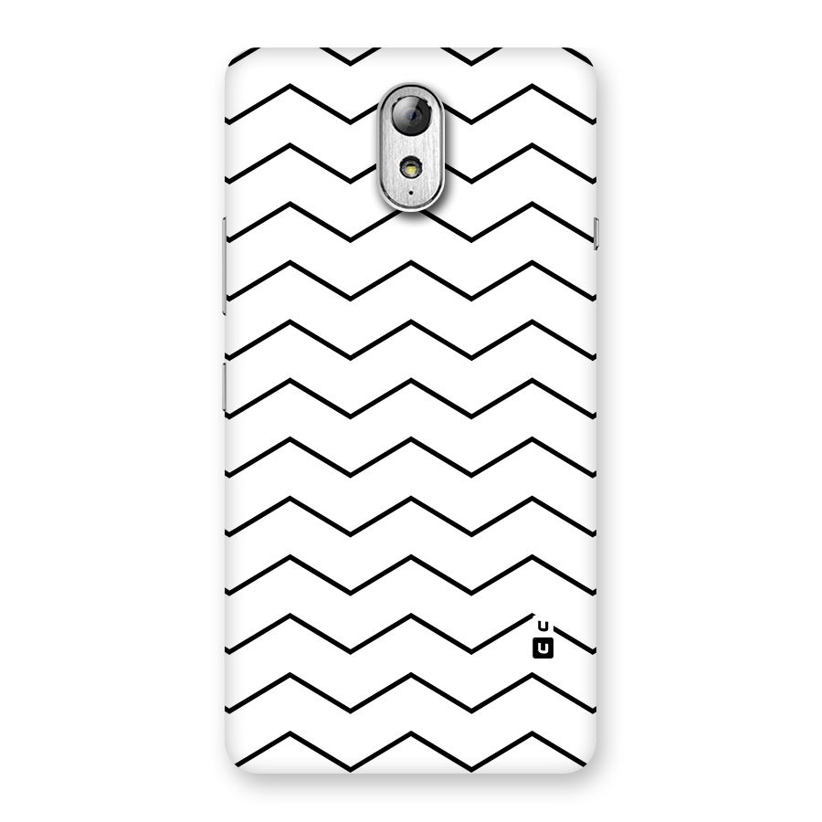 ZigZag Simple Classic Lines Back Case for Lenovo Vibe P1M