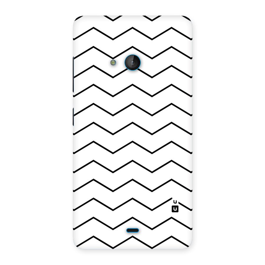 ZigZag Simple Classic Lines Back Case for Lumia 540
