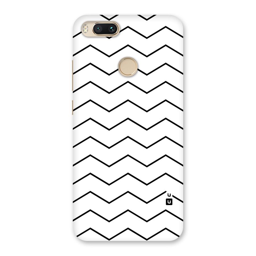 ZigZag Simple Classic Lines Back Case for Mi A1