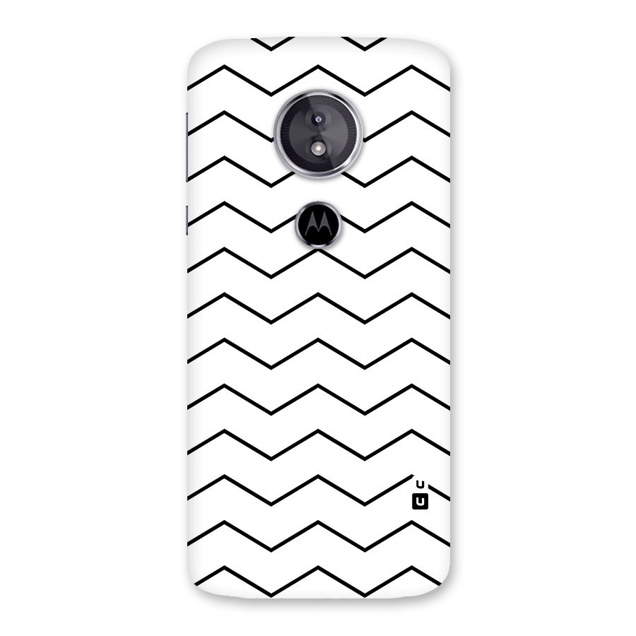 ZigZag Simple Classic Lines Back Case for Moto E5