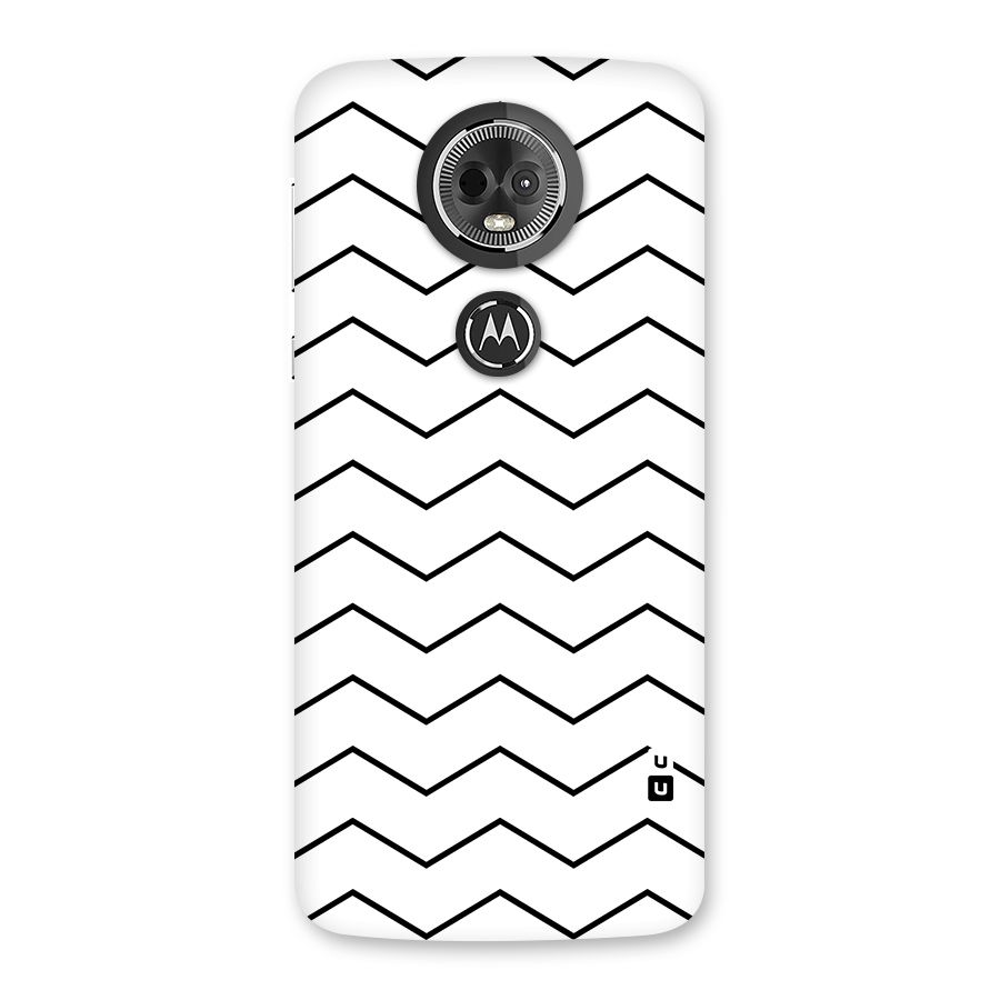 ZigZag Simple Classic Lines Back Case for Moto E5 Plus