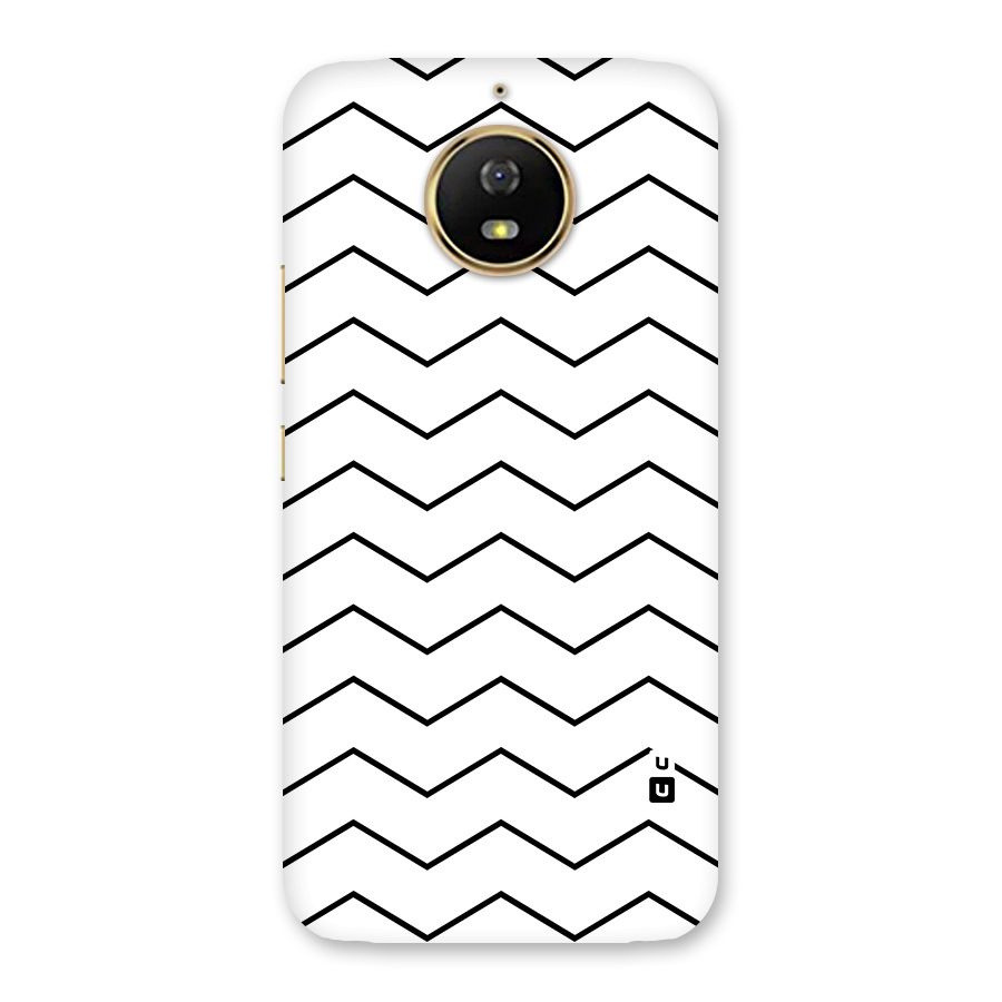 ZigZag Simple Classic Lines Back Case for Moto G5s