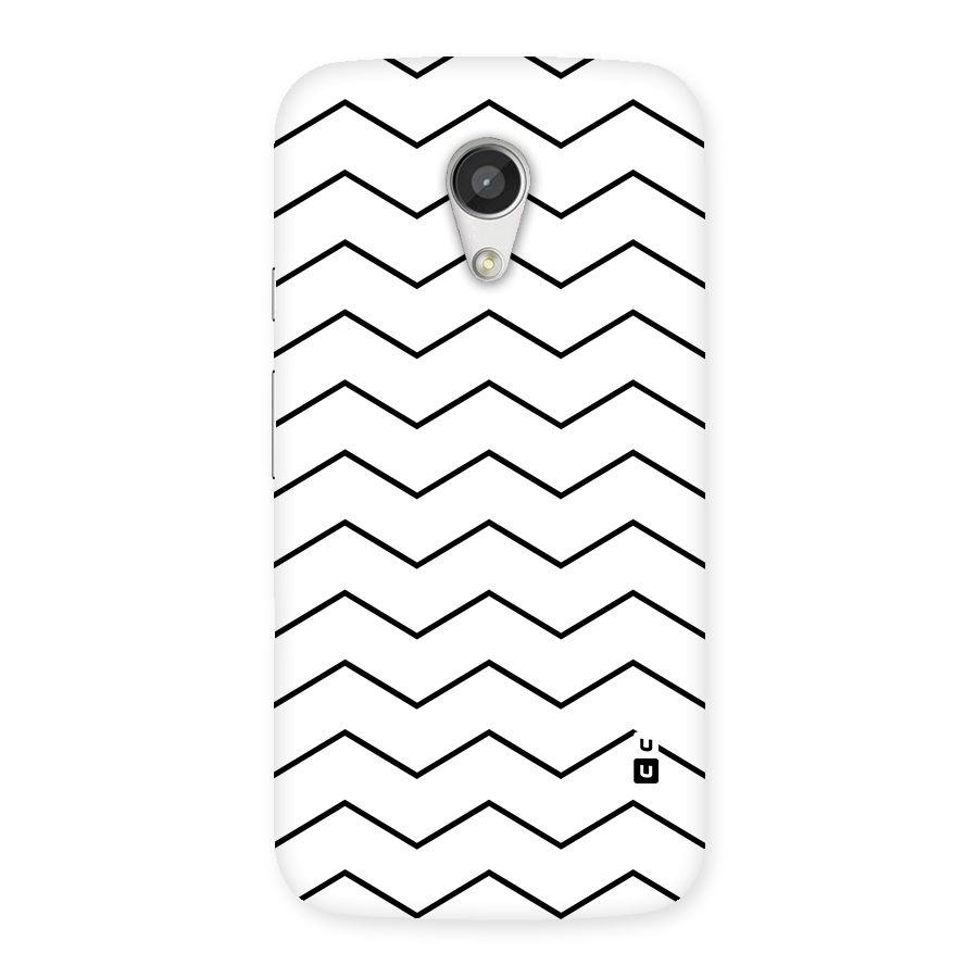 ZigZag Simple Classic Lines Back Case for Moto G 2nd Gen