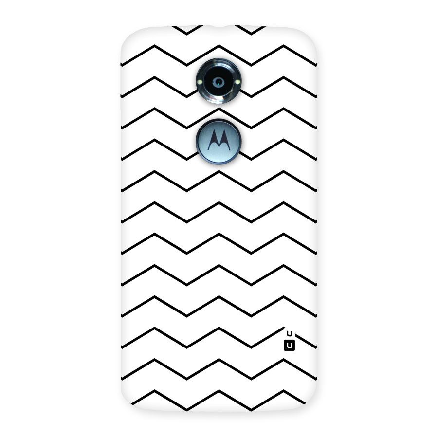ZigZag Simple Classic Lines Back Case for Moto X 2nd Gen