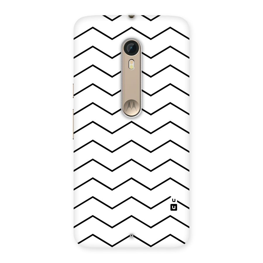ZigZag Simple Classic Lines Back Case for Motorola Moto X Style