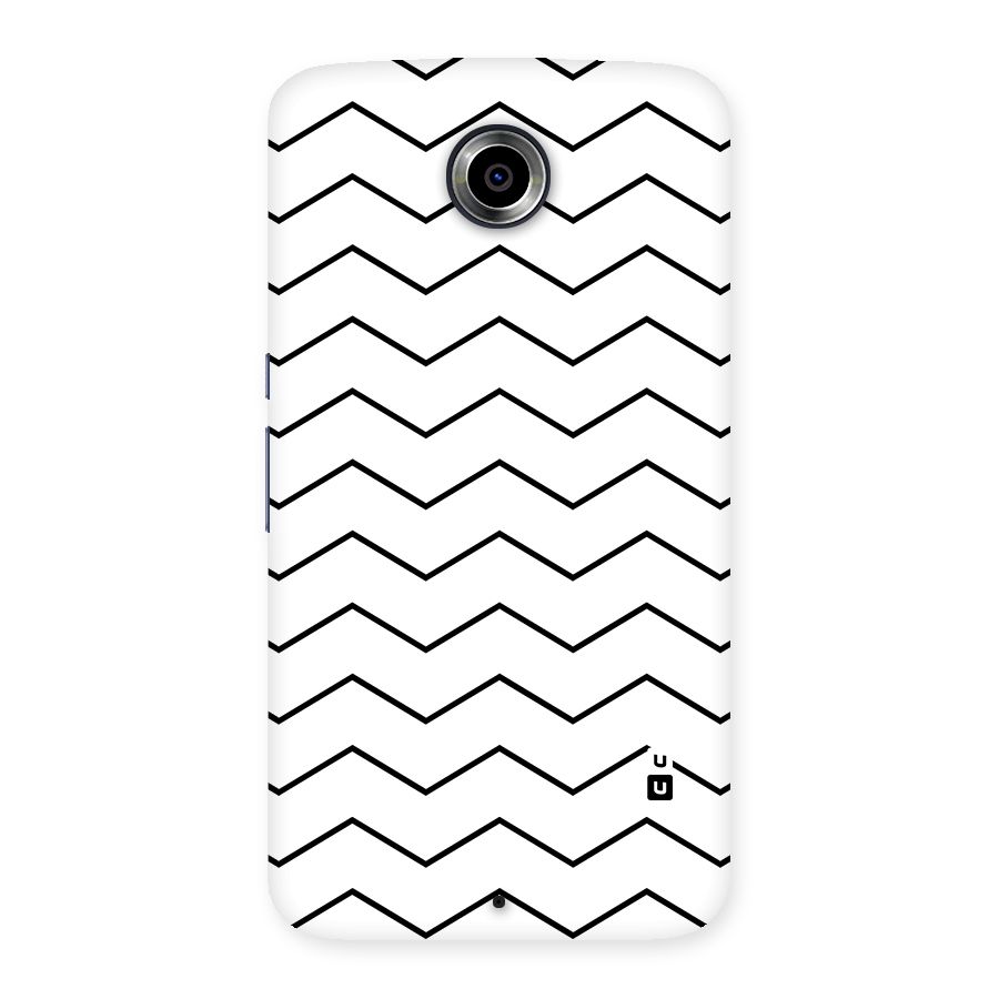 ZigZag Simple Classic Lines Back Case for Nexsus 6