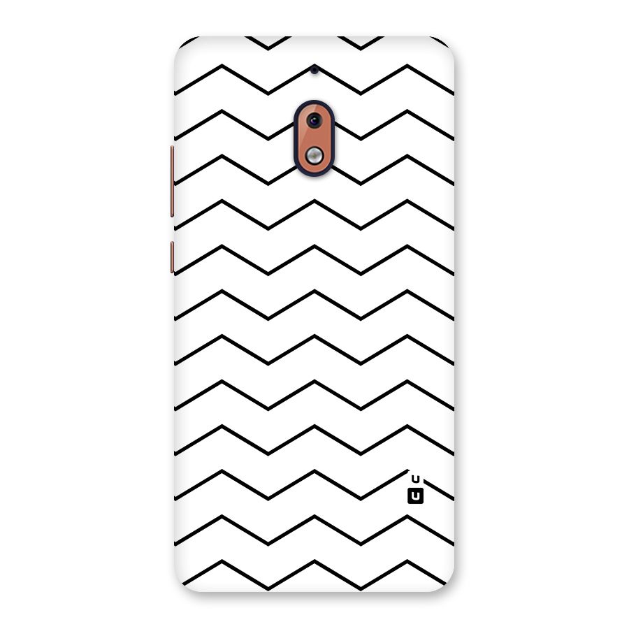 ZigZag Simple Classic Lines Back Case for Nokia 2.1