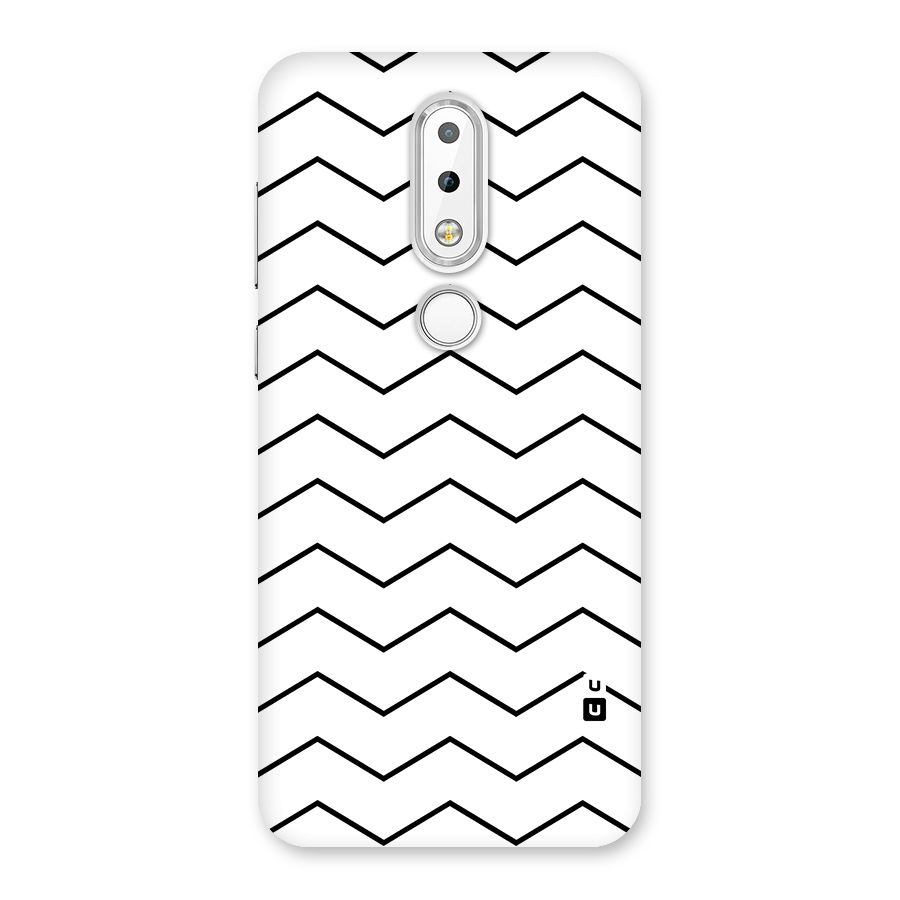 ZigZag Simple Classic Lines Back Case for Nokia 6.1 Plus